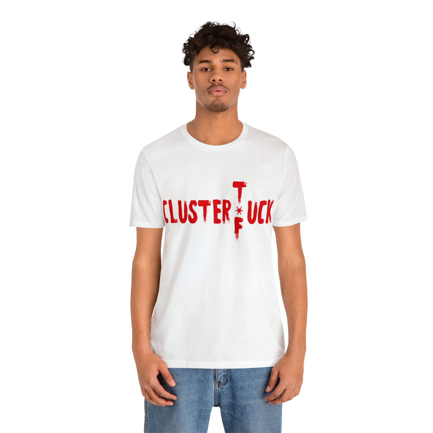 CLUSTER*UCK Unisex Jersey Short Sleeve Tee by CANCEL KOUTURE