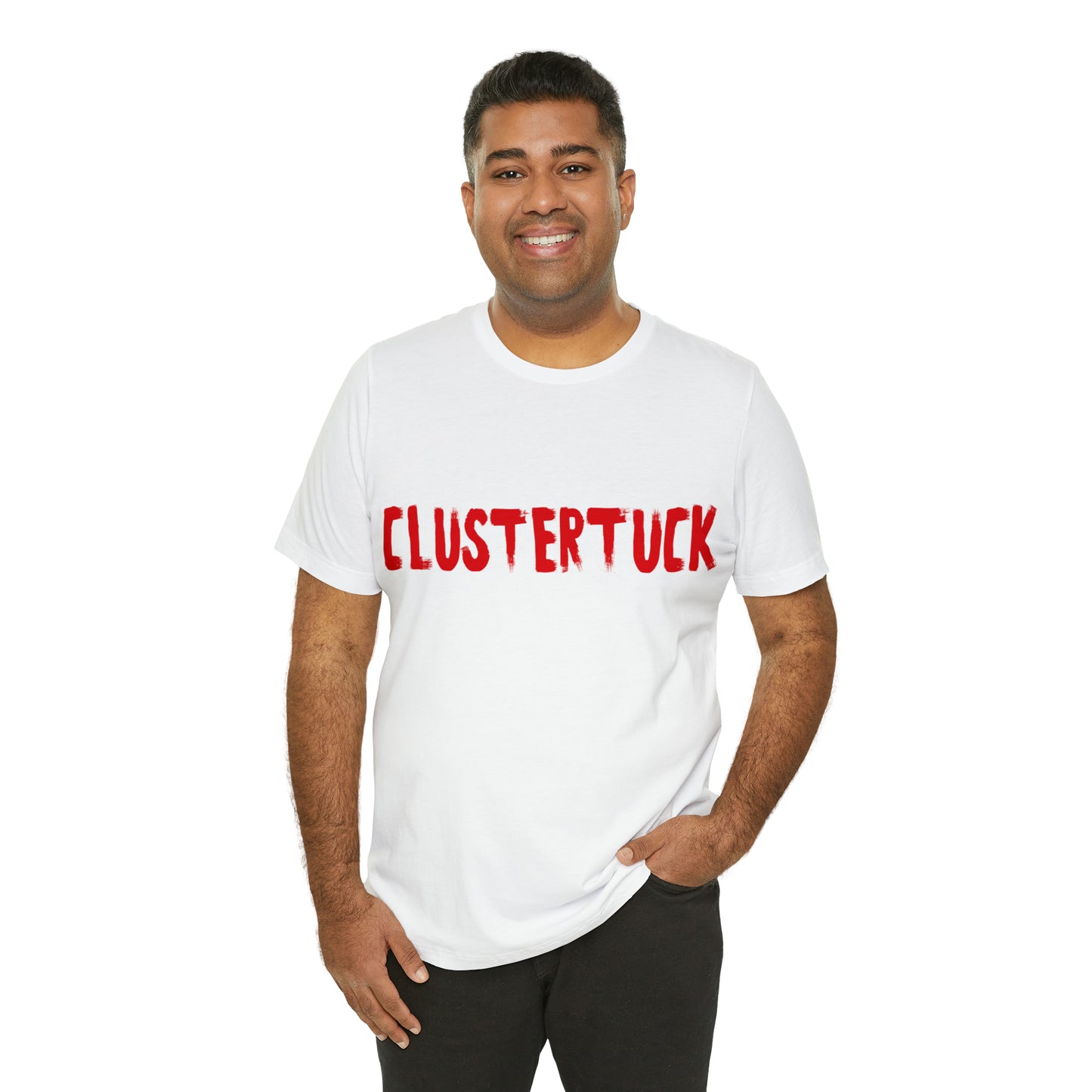 CLUSTERTUCK Unisex Jersey Short Sleeve Tee by CANCEL KOUTURE