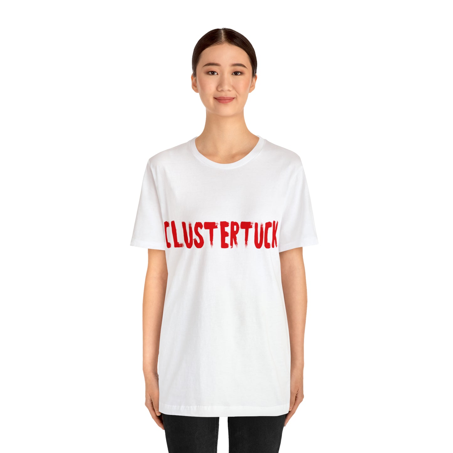 CLUSTERTUCK Unisex Jersey Short Sleeve Tee by CANCEL KOUTURE