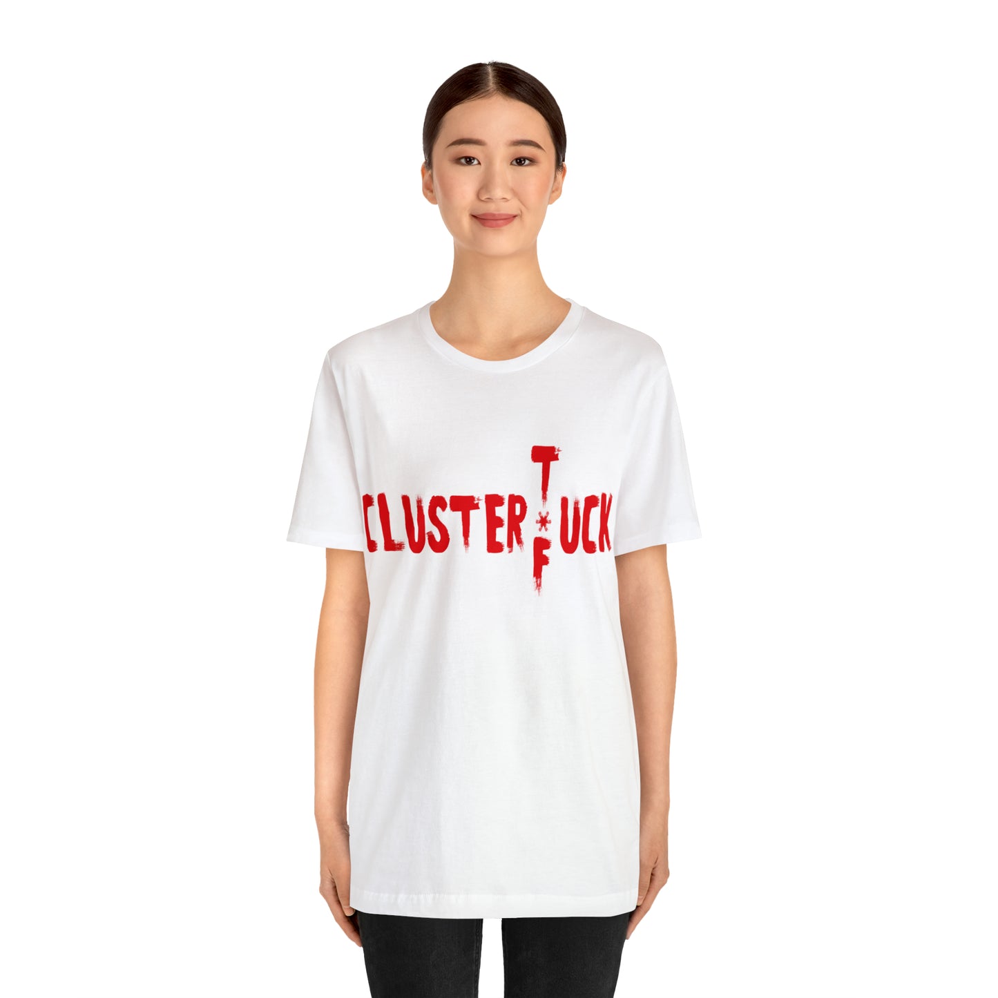 CLUSTER*UCK Unisex Jersey Short Sleeve Tee by CANCEL KOUTURE