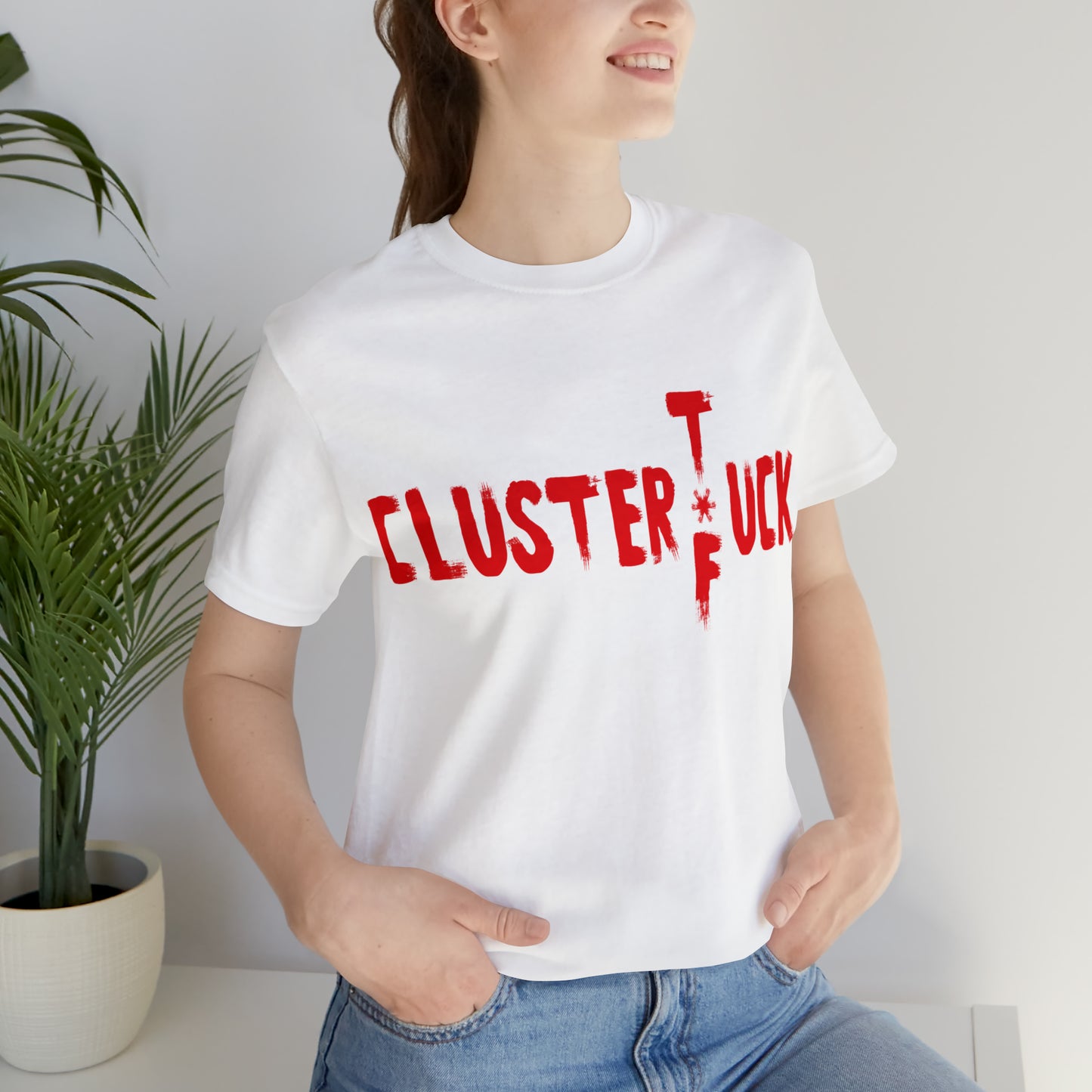CLUSTER*UCK Unisex Jersey Short Sleeve Tee by CANCEL KOUTURE
