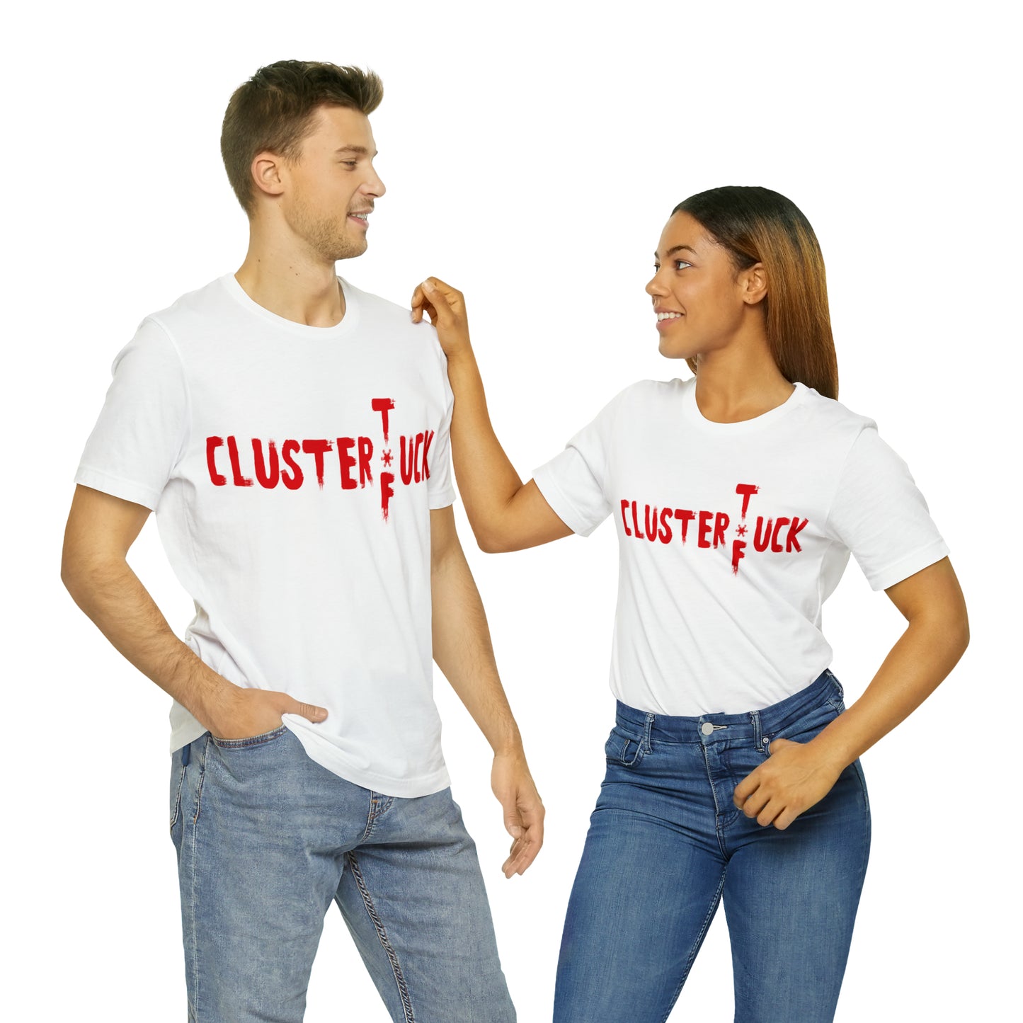 CLUSTER*UCK Unisex Jersey Short Sleeve Tee by CANCEL KOUTURE