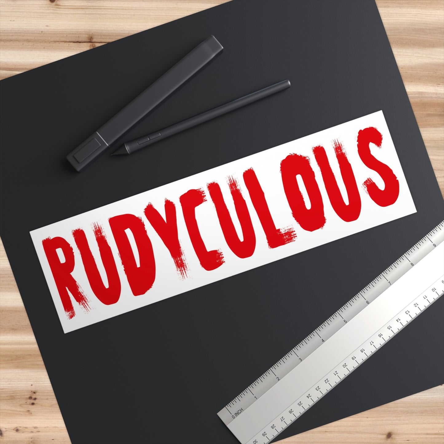 "Rudyculuos" Bumper Sticker