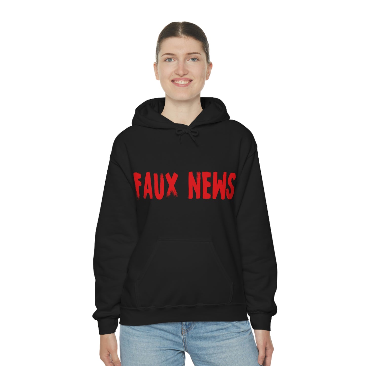 Unisex "Faux News" Hooded Sweatshirt