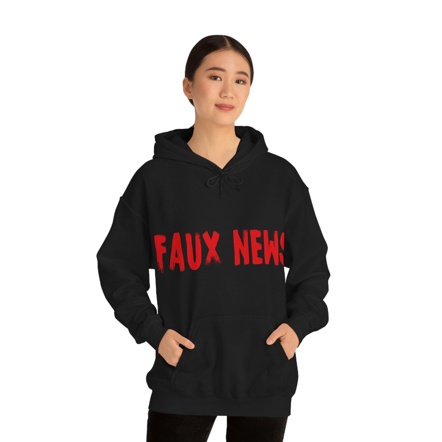 Unisex "Faux News" Hooded Sweatshirt