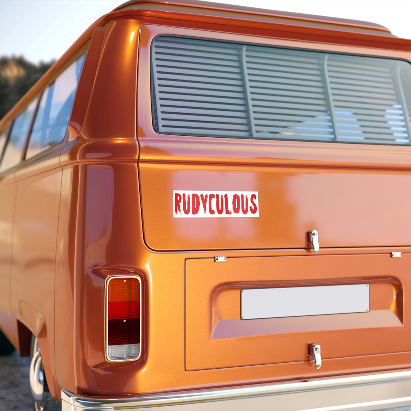 "Rudyculuos" Bumper Sticker