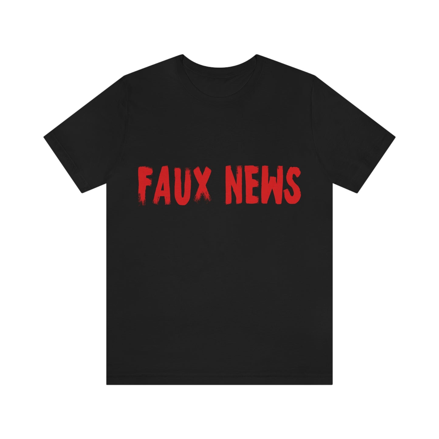 "Faux News" Unisex Short Sleeve Tee